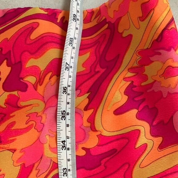 VINTAGE 70’s HANDMADE PSYCHADELIC PRINT DRESS - Picture 6 of 8